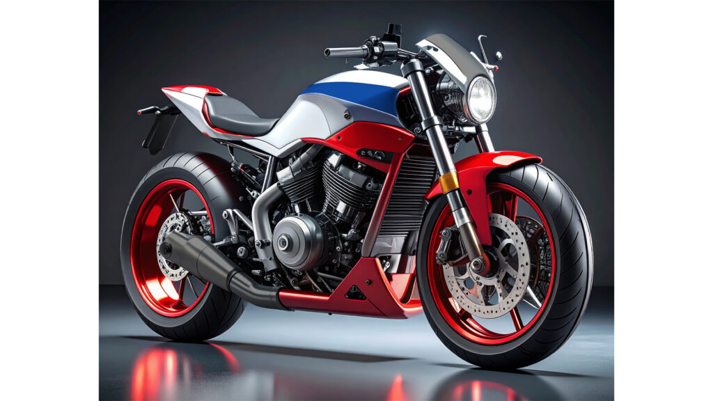 AIがデザインした未来のホンダCBバイク 自作カラーリング付き